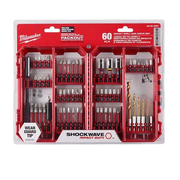 Milwaukee 48-32-4097 SHOCKWAVE Impact Duty™ 60PC Drill & Drive Set