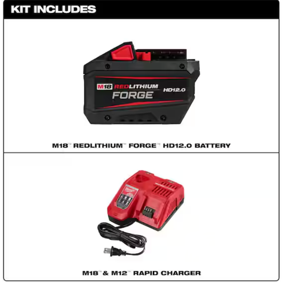 Milwaukee 48-59-1813GB Gift Box M18™ REDLITHIUM™ FORGE HD12.0 System Starter Kit