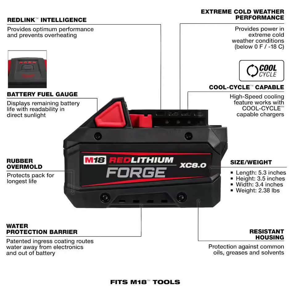 Milwaukee 48-59-1881SC M18 Dual Bay Super Charger Starter Kit