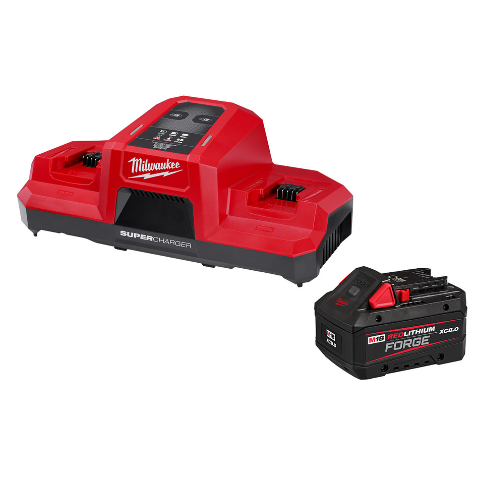 Milwaukee 48-59-1881SC M18 Dual Bay Super Charger Starter Kit