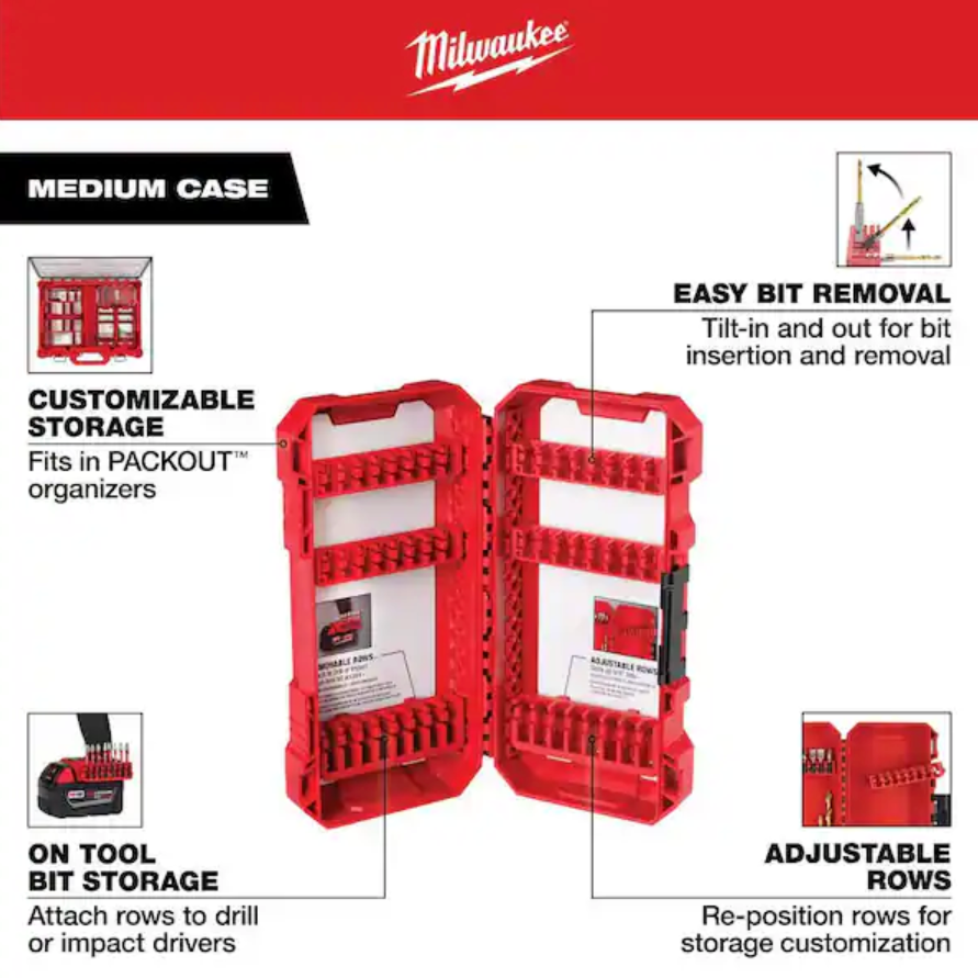 Milwaukee 48-89-0012 - 29PC THUNDERBOLT® Titanium Drill Bit Set