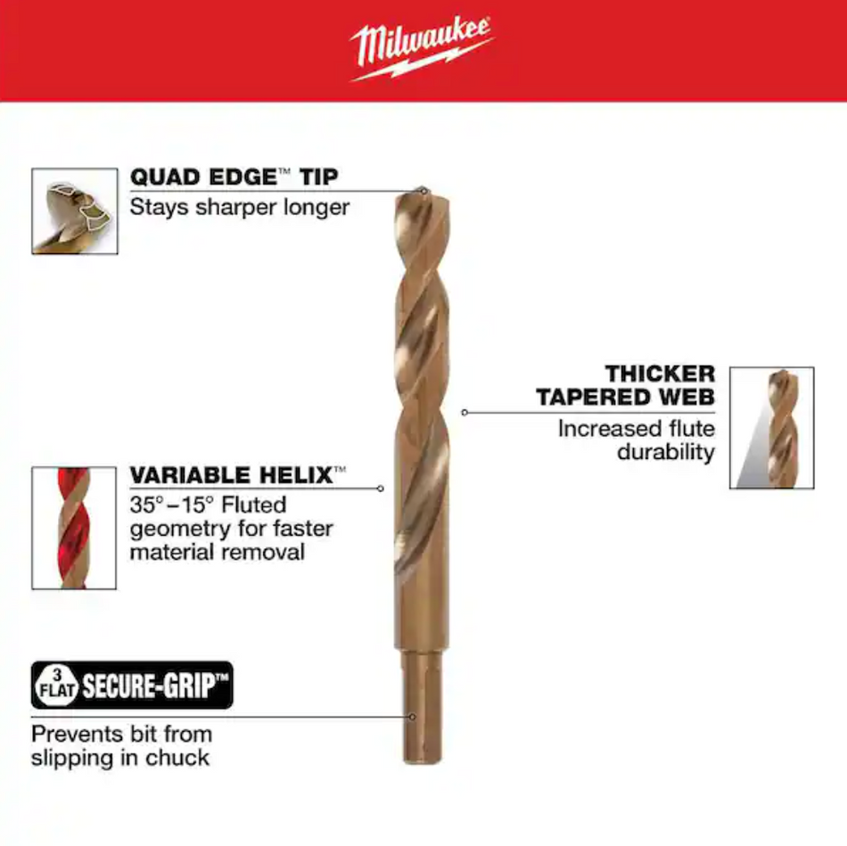 Milwaukee 48-89-2332 RED HELIX™ Cobalt Drill Bit Set – 29PC