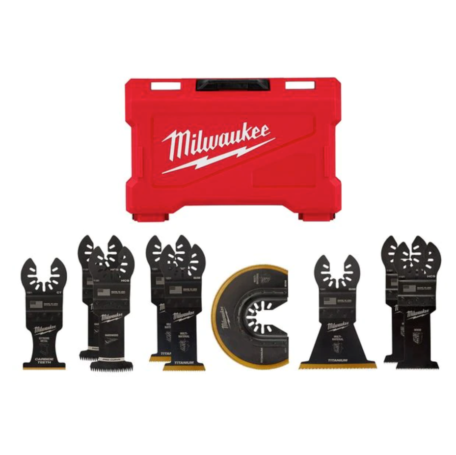 Milwaukee 49-10-9113 OPEN-LOK™ 9pc Multi-Tool Blade Variety Kit