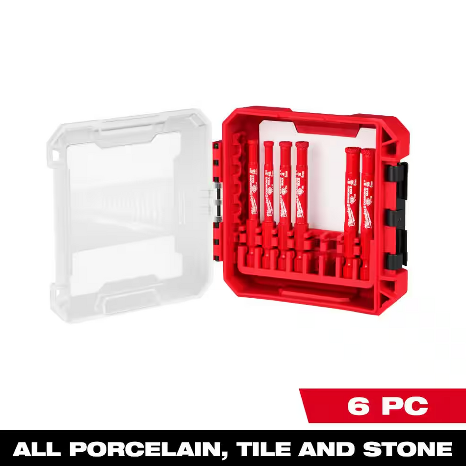 Milwaukee 49-56-0550 - 6PC DIAMOND MAX™ Hole Saw Bit Set
