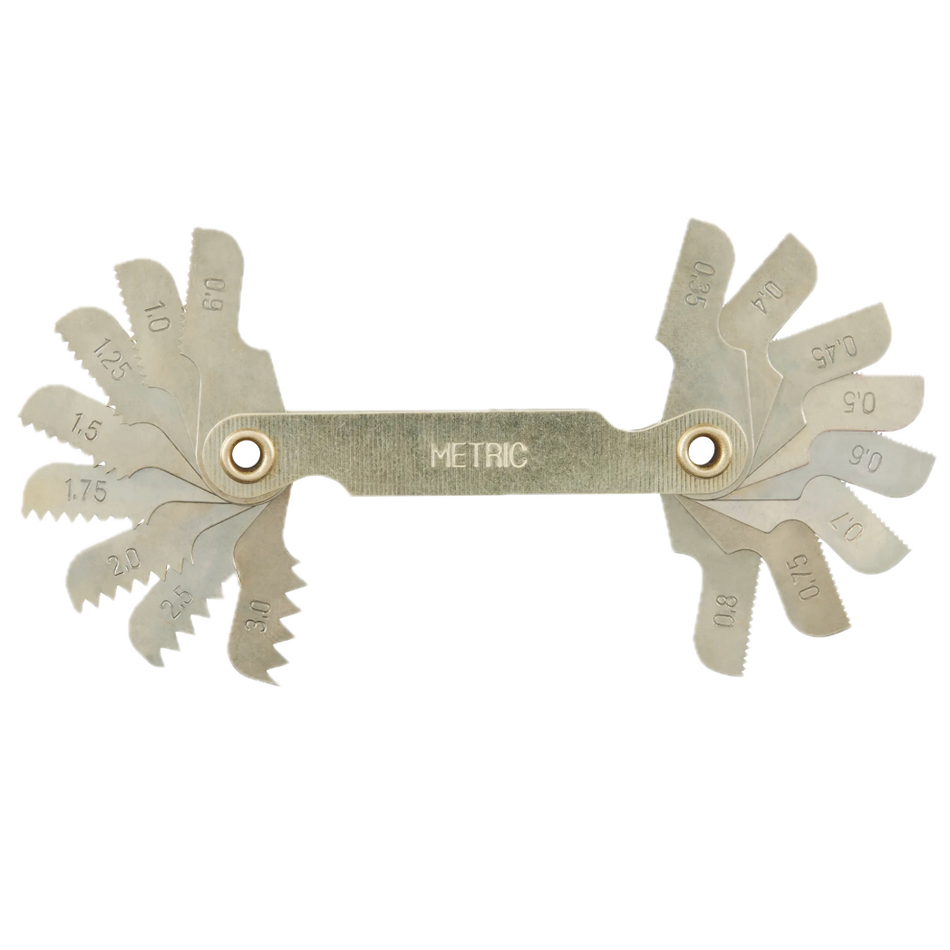 Milwaukee® 49-57-5012 - 0.35-3.00 mm Metric Thread Pitch Gauge
