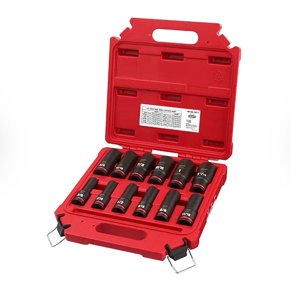 Milwaukee 49-66-7011 SHOCKWAVE™ Impact Duty™ 1/2" Drive 6 Point Socket Sets