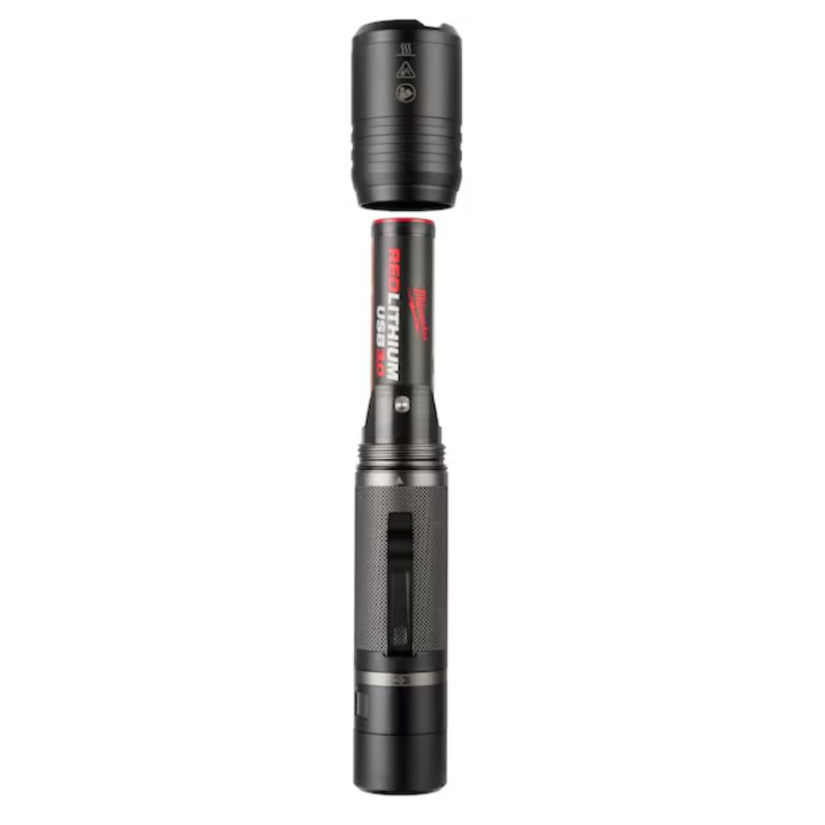Milwaukee 2162-21 REDLITHIUM USB 2,000L Slide Focus Flashlight