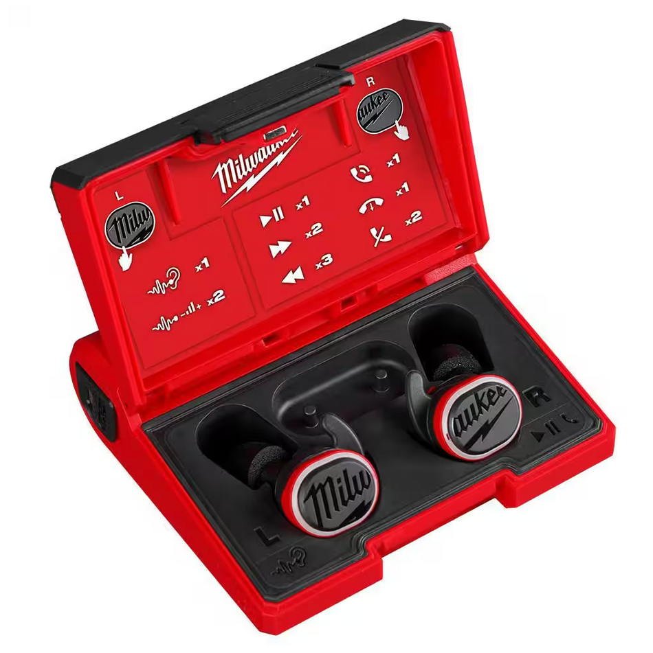 Milwaukee 2191-21 REDLITHIUM™ USB Bluetooth® Jobsite Ear Buds