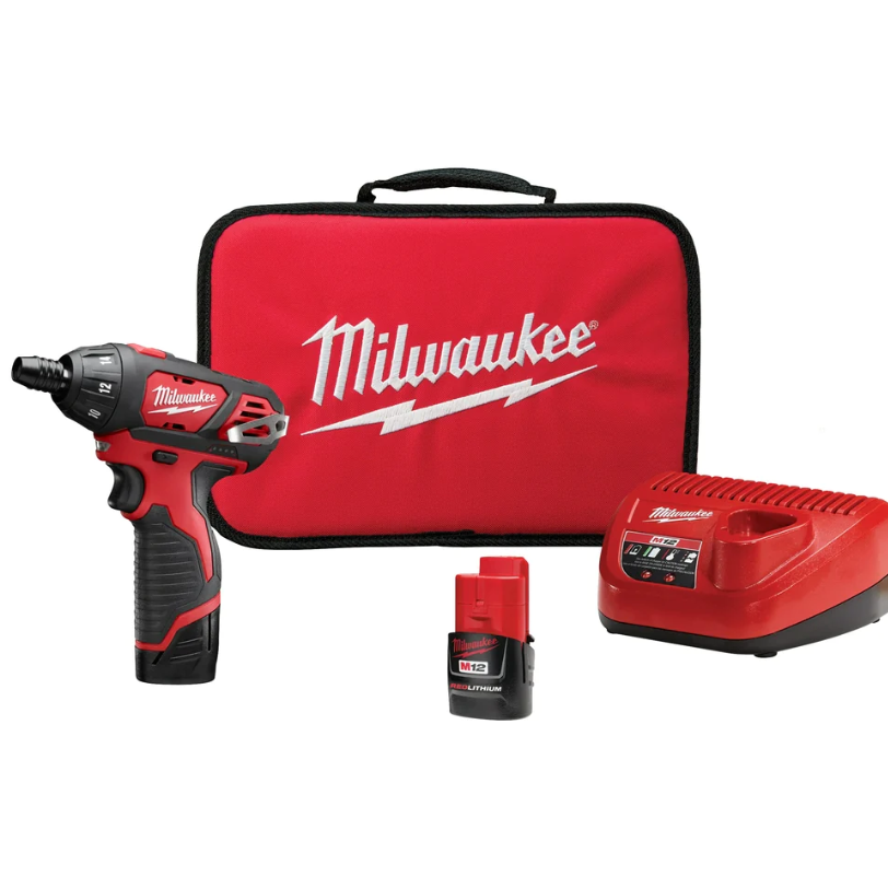*PROMO* Milwaukee 2401-22 M12™ 1/4" Hex Screwdriver Kit