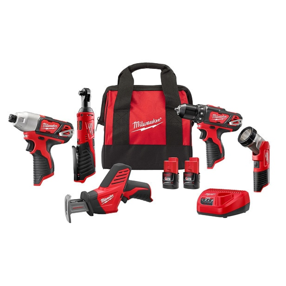 *SPECIAL BUY* Milwaukee 2498-25 M12™ 5-Tool Combo Kit