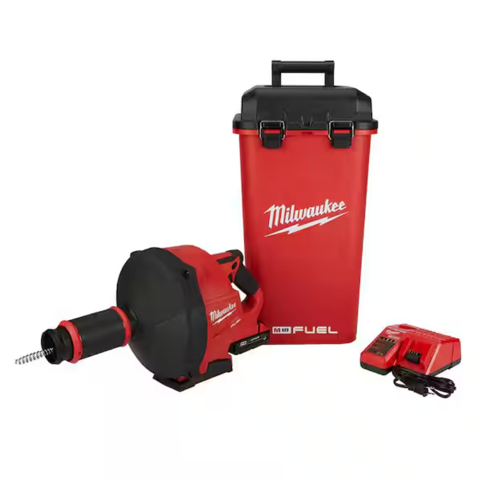 Milwaukee 2772A-21 M18 FUEL™ Drain Snake w/ CABLE DRIVE™ with 5/16” Cable