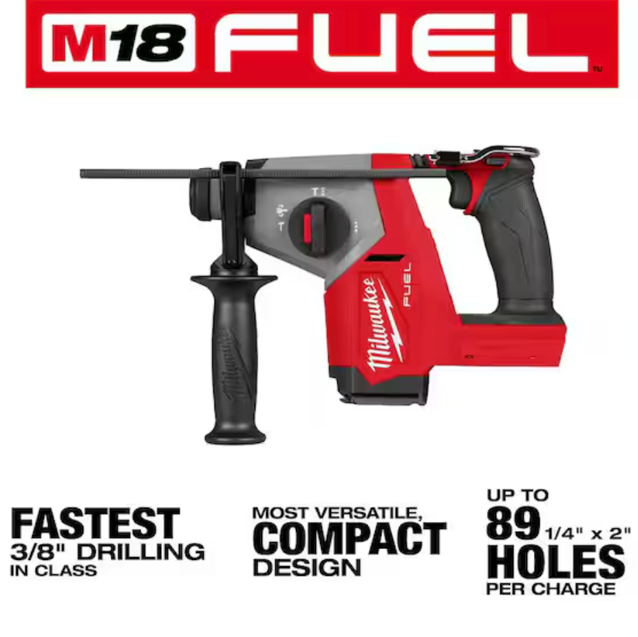 Milwaukee 2908-20 M18 FUEL™ 5/8" SDS Plus Rotary Hammer