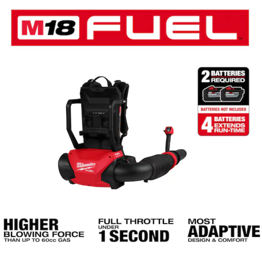 Milwaukee 3009-20 M18 FUEL Backpack Blower - Thumbnail 4