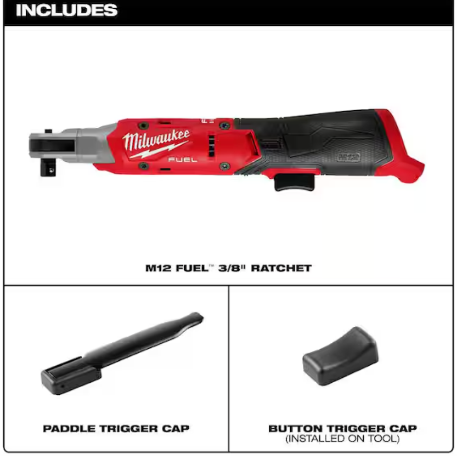 Milwaukee 3053-20 M12 FUEL™ 3/8" Ratchet (Tool Only)