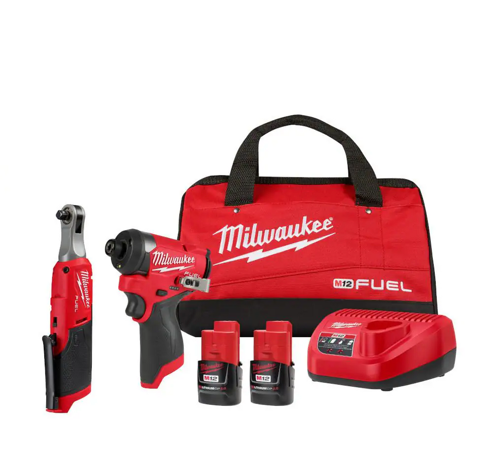 *SPECIAL BUY* Milwaukee 3453-22HSR M12 FUEL 2-Tool Combo Kit