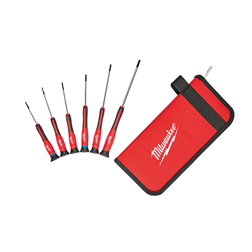 Milwaukee 48-22-2606 Precision Screwdriver Set w/ Case, 6pc