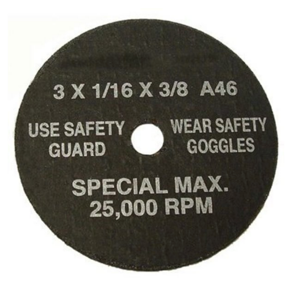 S & G Tool Aid 94870 Cut-Off Wheels 3" x 1/16" x 3/8" Hole-50 Per Box