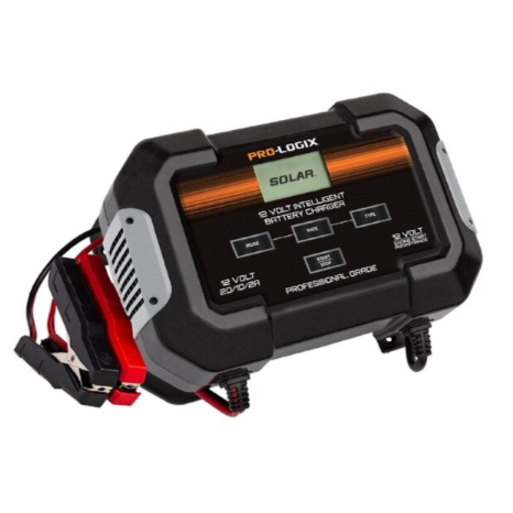 Solar PL2545 - 20/10/2 Amp 12V Intelligent Battery Charger / Maintainer With Start Assistance