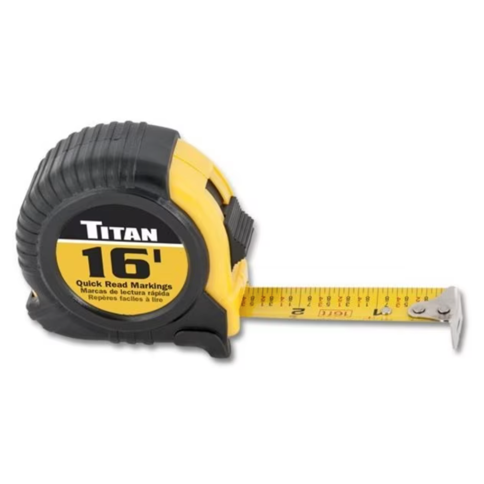 Titan Tools® 10905 - 16' SAE Measuring Tape