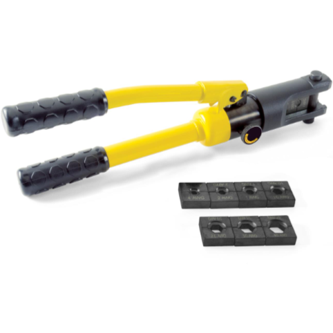 Titan Tools® 11981 - SAE 6 to 4/0 AWG High Capacity Hydraulic Crimper