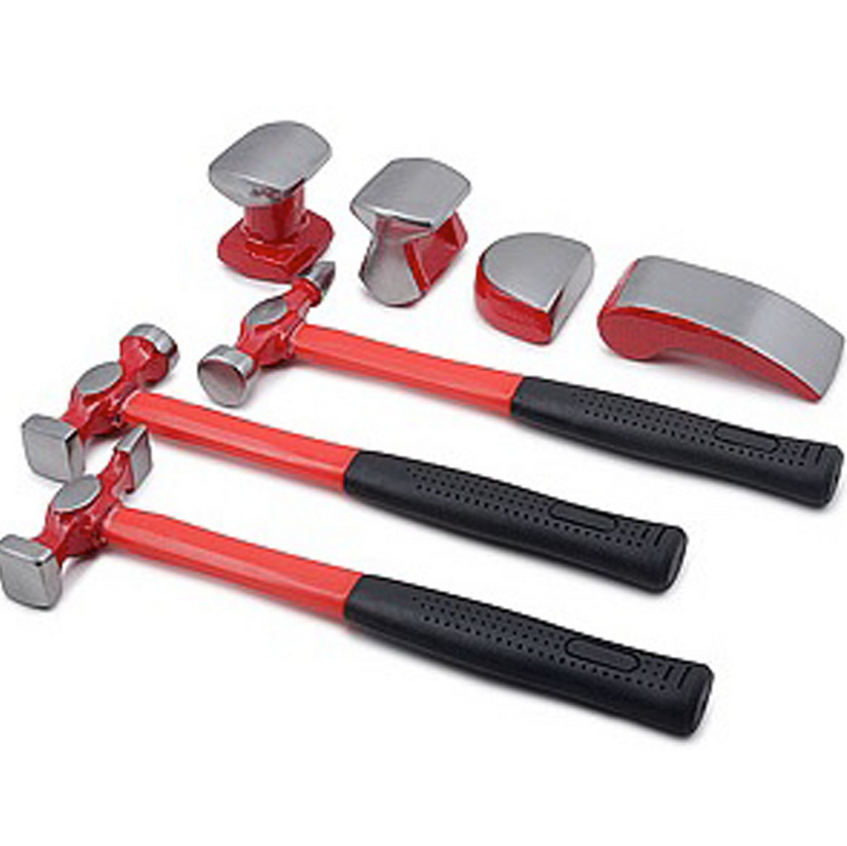 Titan Tools® 15084 7-Pc Auto Body Hammer Set