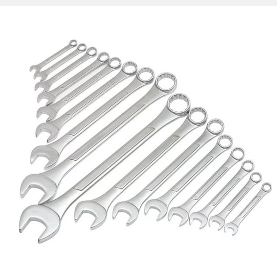 Titan Tools® 17330 Raised Panel Combination Wrench Set, Metric - 16PC