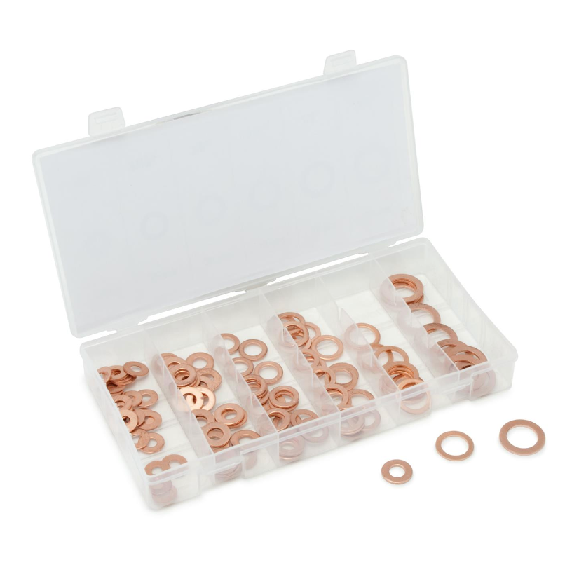 Titan Tools® 45217 - 110pc Copper Washer Assortment Kit