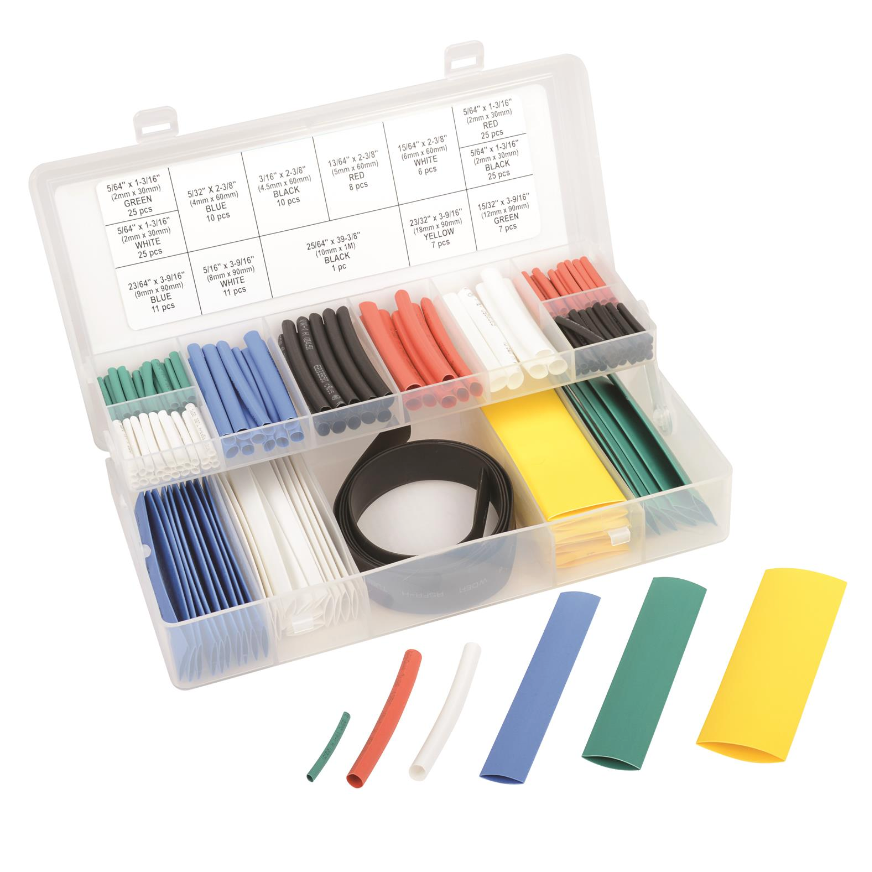 Titan Tools® 45238 - 171-Piece Heat Shrink Tube Assortment Kit