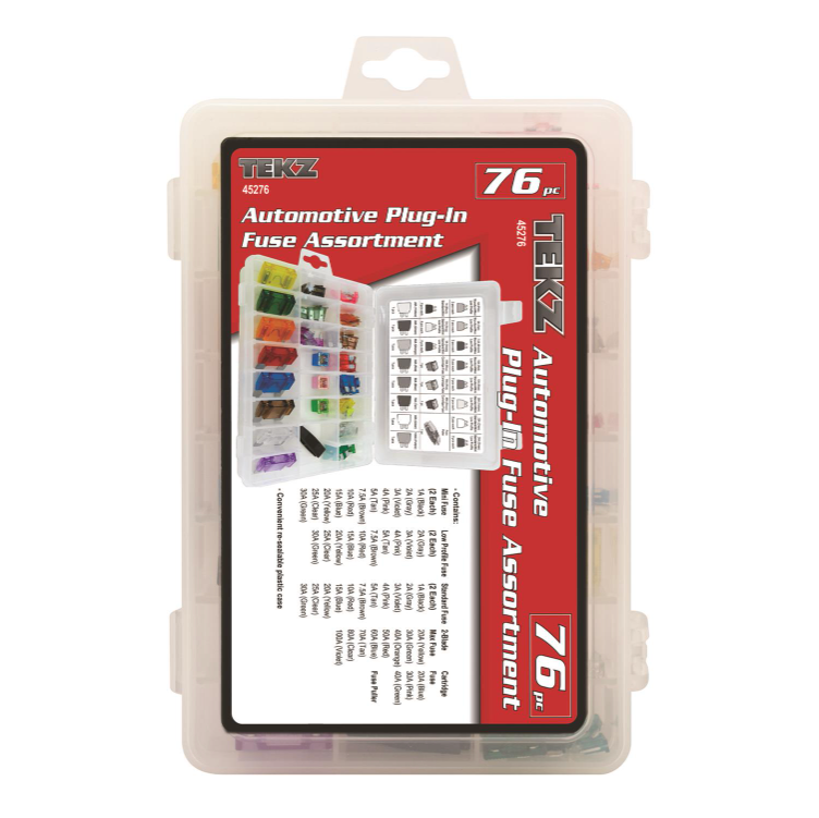 Titan Tools® 45276 - 76pc Automotive Plug-In Fuse Assortment