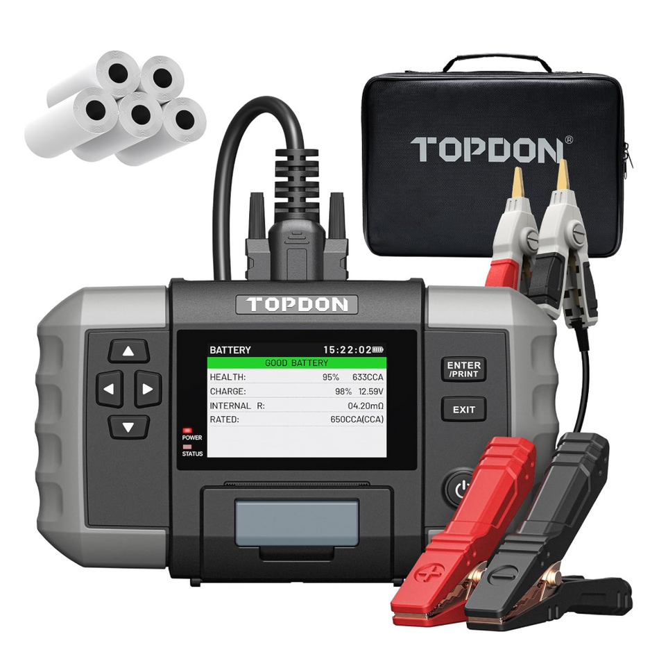TOPDON BT600 Plus 2-in-1 Battery & Resistance Tester