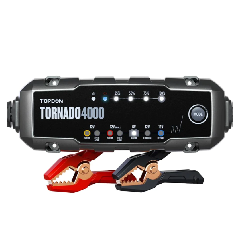 TOPDON TORNADO4000 All-In-One Battery Charger 6-120Ah