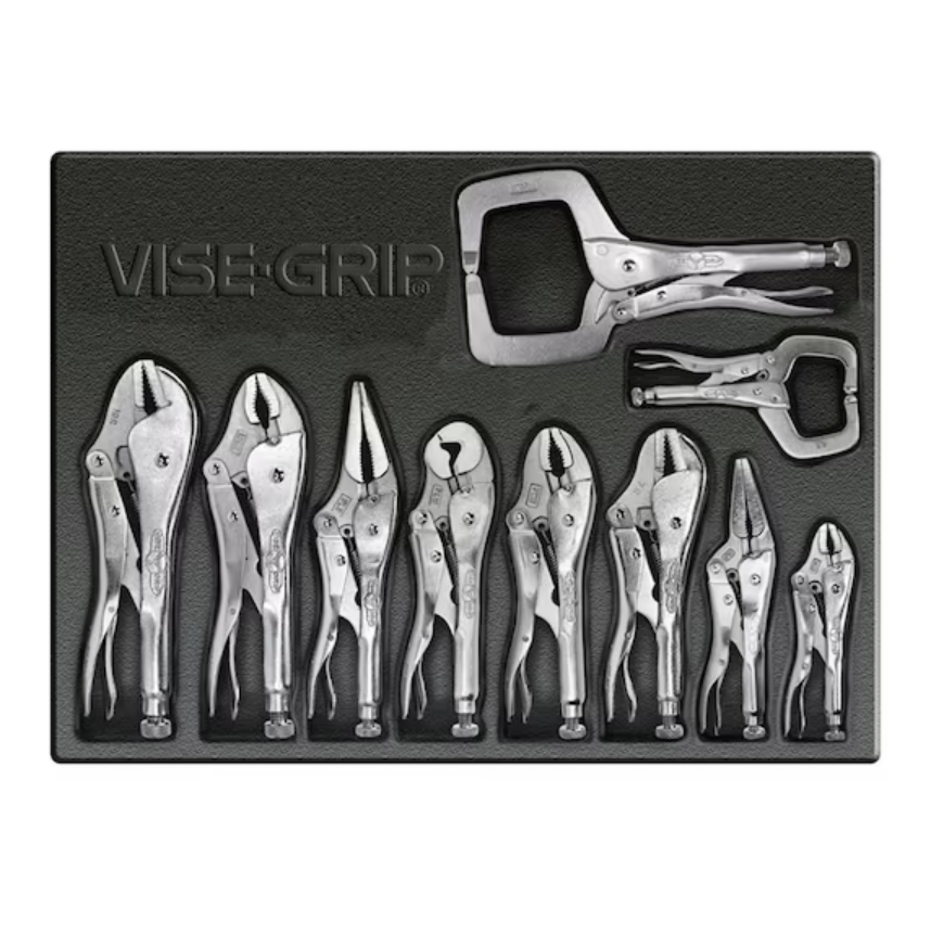 VIse-Grip 1078TRAY Locking Plier Set, 10pc