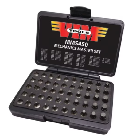 VIM Tools MMS450 Elite Mechanics Master Set, 1/4″ drive, 50pc