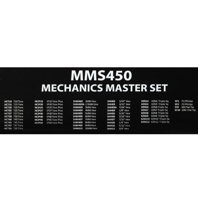 VIM Tools MMS450 Elite Mechanics Master Set, 1/4″ drive, 50pc