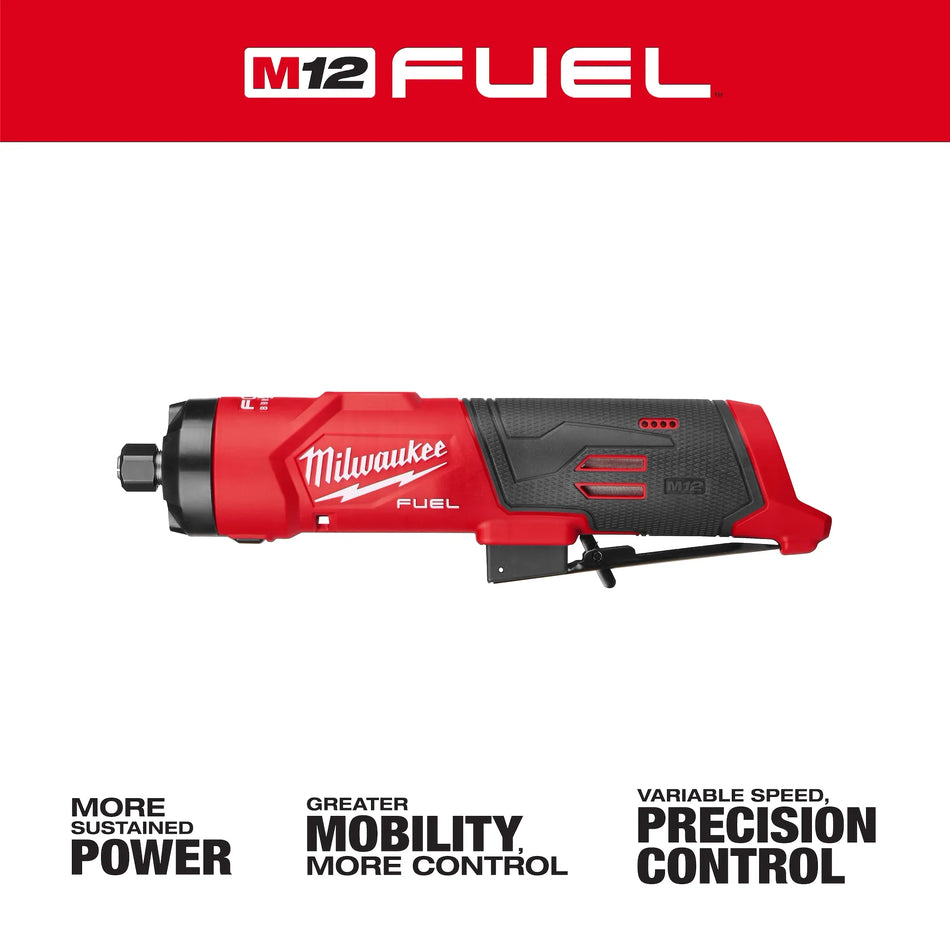Milwaukee 3486-20 M12 FUEL™ 1/4" Straight Die Grinder (Tool Only)