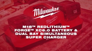 Milwaukee 48-11-1861P 2-PACK M18™ REDLITHIUM™ FORGE™ XC6.0 Battery