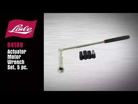 Lisle 64180 Actuator Motor Wrench Set, 5pc – Clark's Tool & Equipment