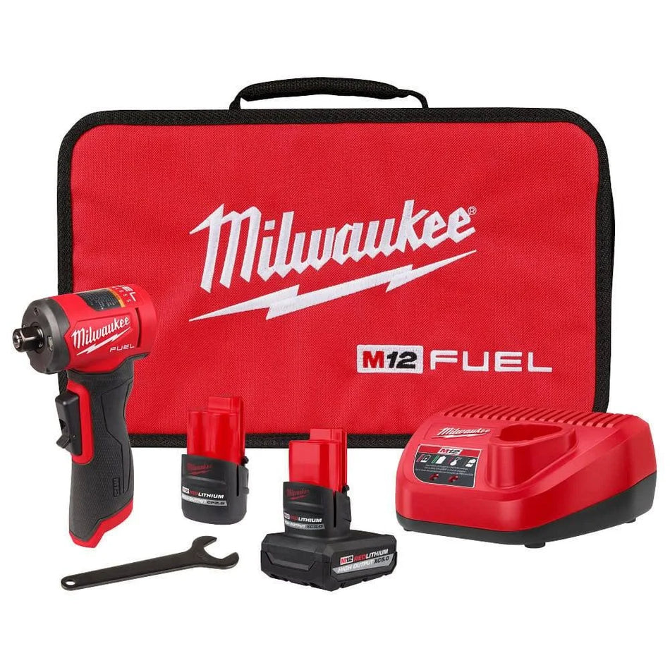Milwaukee 3485-22 M12 FUEL 12V Lithium-Ion Brushless Cordless 1/4 in. Right Angle Die Grinder Kit