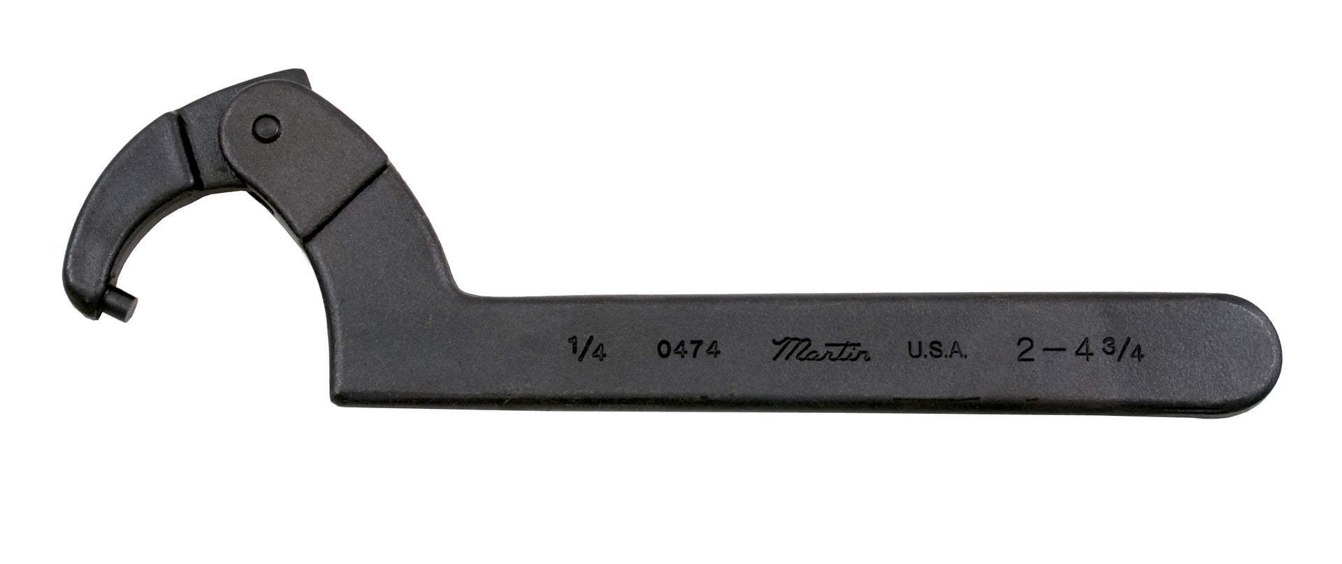 Martin 0471A Adjustable Pin Spanner Wrench 3/4 - 2 (3/16 Pin) – Clark's  Tool & Equipment