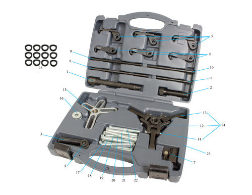 Lisle 54810 Master Harmonic Balancer Puller Set – Clark's Tool