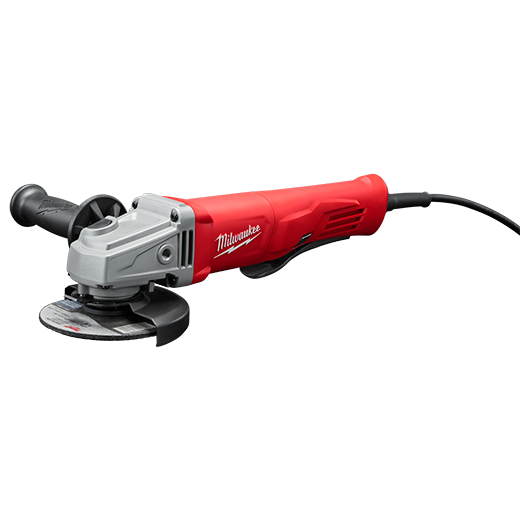 Milwaukee 6141-31 11 Amp Corded 4-1/2 in. Small Angle Grinder Paddle No-Lock