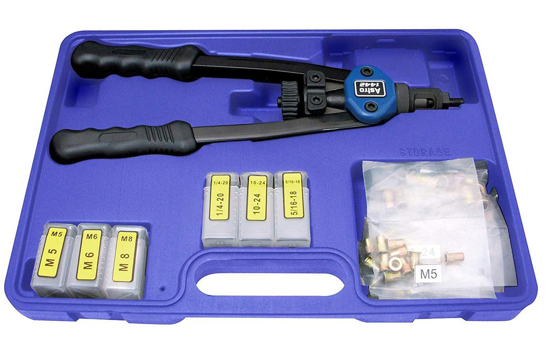Astro Pneumatic 1442 - 13″ Nut/Thread Setting Hand Riveter Kit – Clark ...