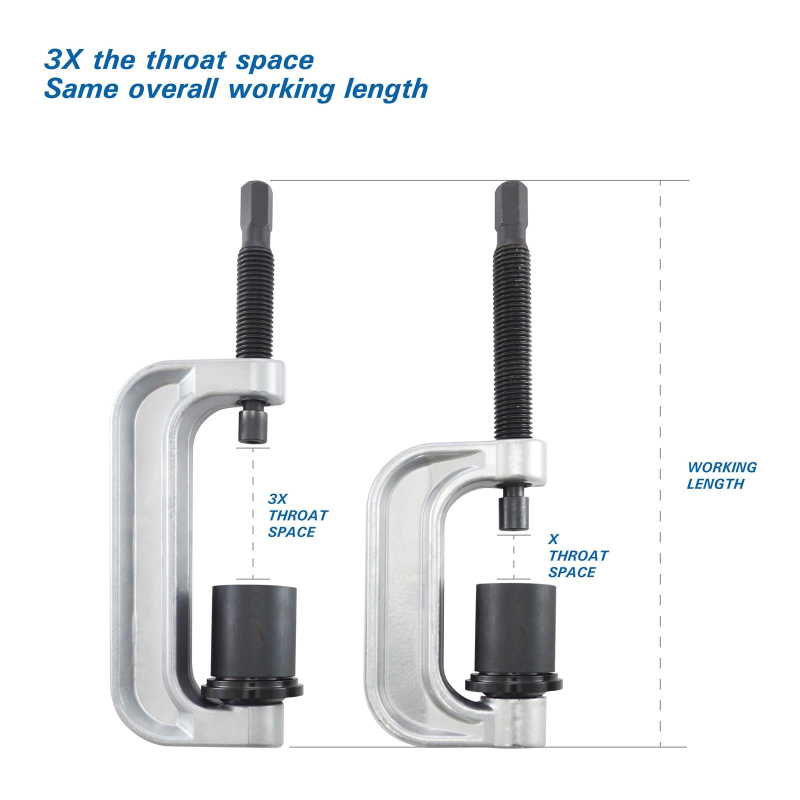 Astro Pneumatic 78100 Goliath Ball Joint XL C-Frame Press – Clark's ...