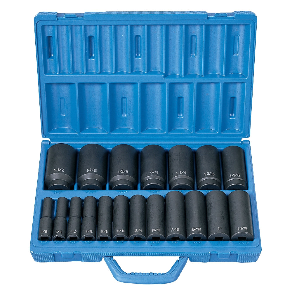 Grey Pneumatic 1319D - 1/2'' Drive Deep Length Fractional Master