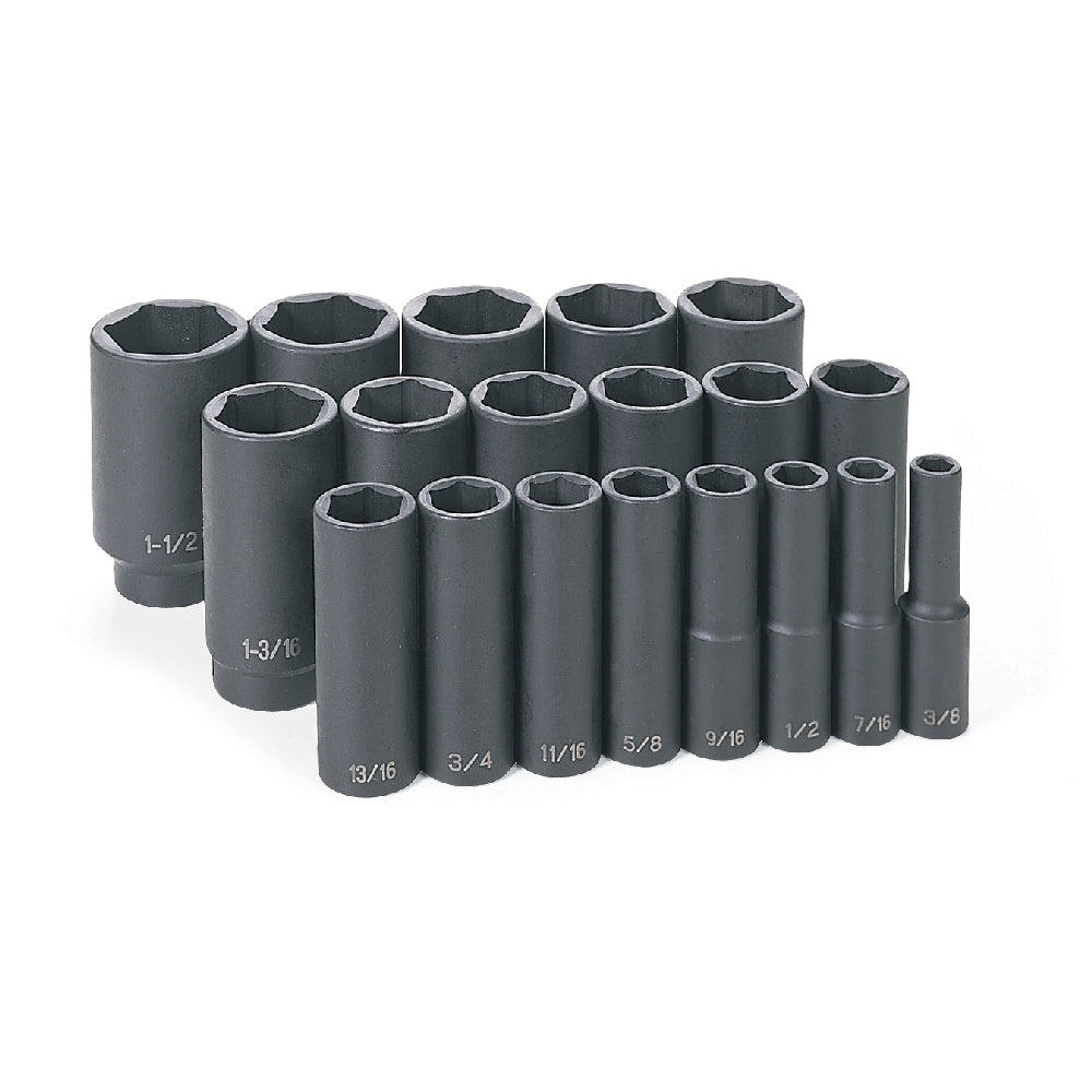 Grey Pneumatic 1319D - 1/2'' Drive Deep Length Fractional Master