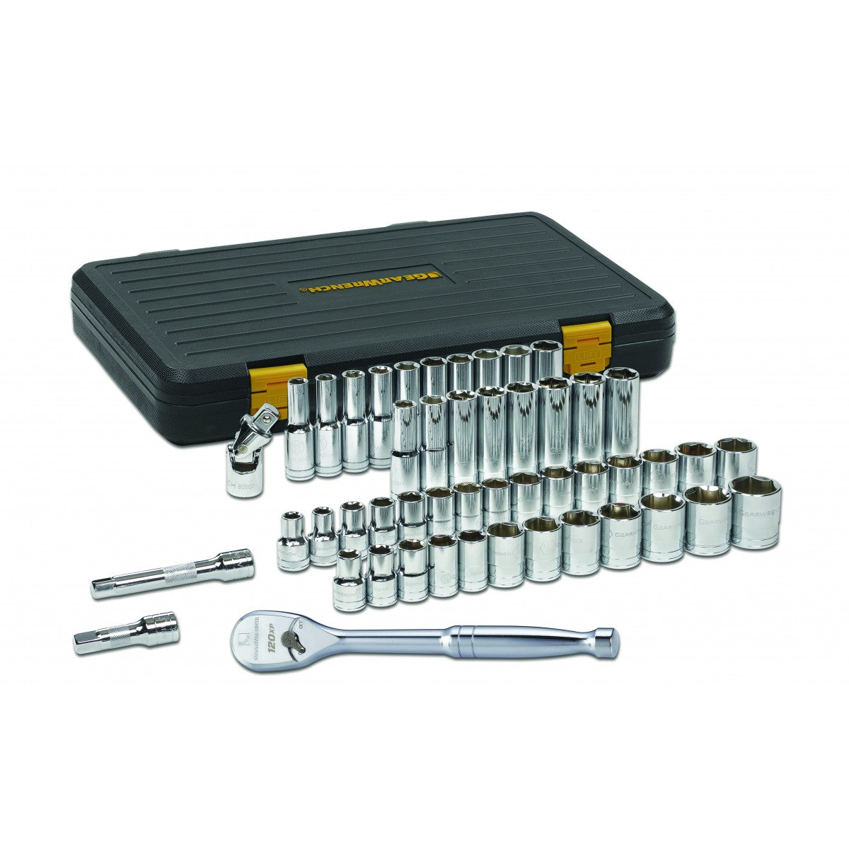 GEARWRENCH Wackelverlängerung 1/2 Zoll – 38,1 Cm, Chrompoliert, Mit Kugelarretierung