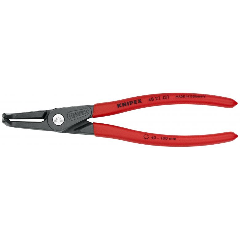 Knipex 4821J31SBA Internal 90 Degree Angled Precision Snap Ring Pliers: 8-1/4" Internal