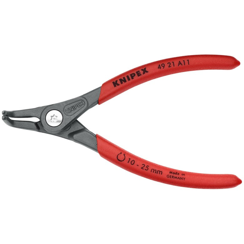 Knipex 4921A11SBA External 90 Degree Angled Precision Snap Ring Pliers: 5-1/4"