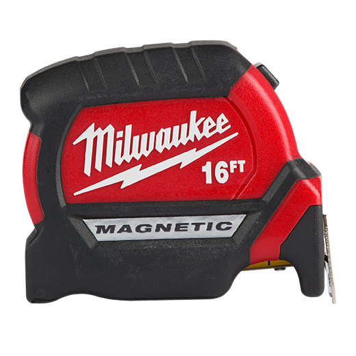 Milwaukee 48-22-0316 Compact Wide Blade Magnetic Tape Measure 16'