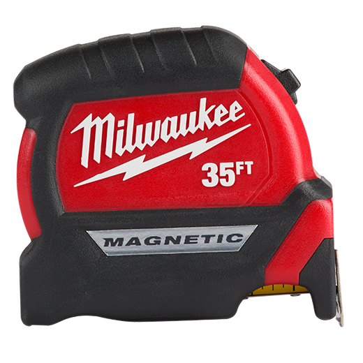 Milwaukee 48-22-0335 Compact Wide Blade Magnetic Tape Measure 35'